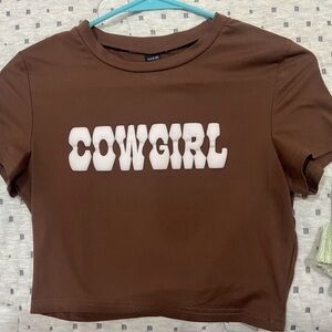 ‘cowgirl’ crop top